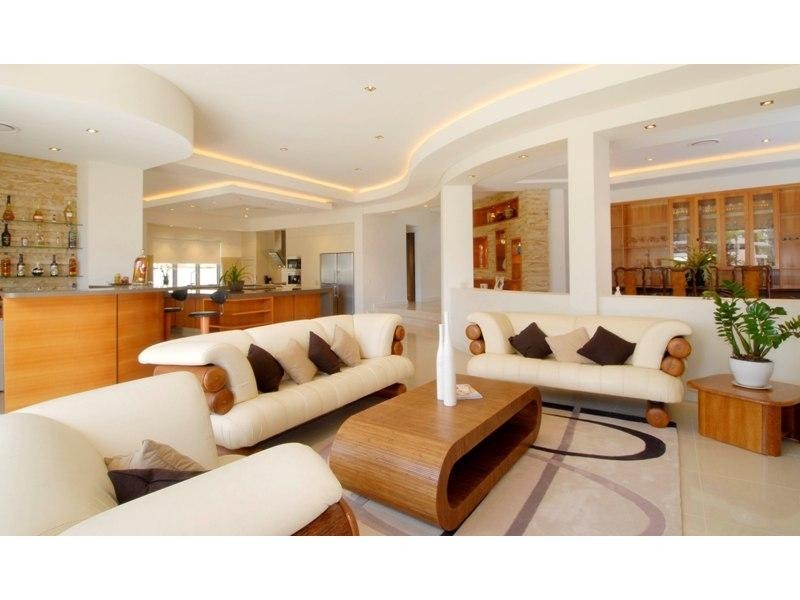 contemporary style living room