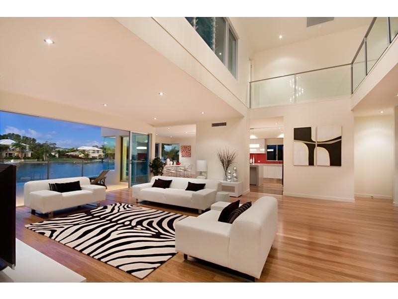 contemporary style living room