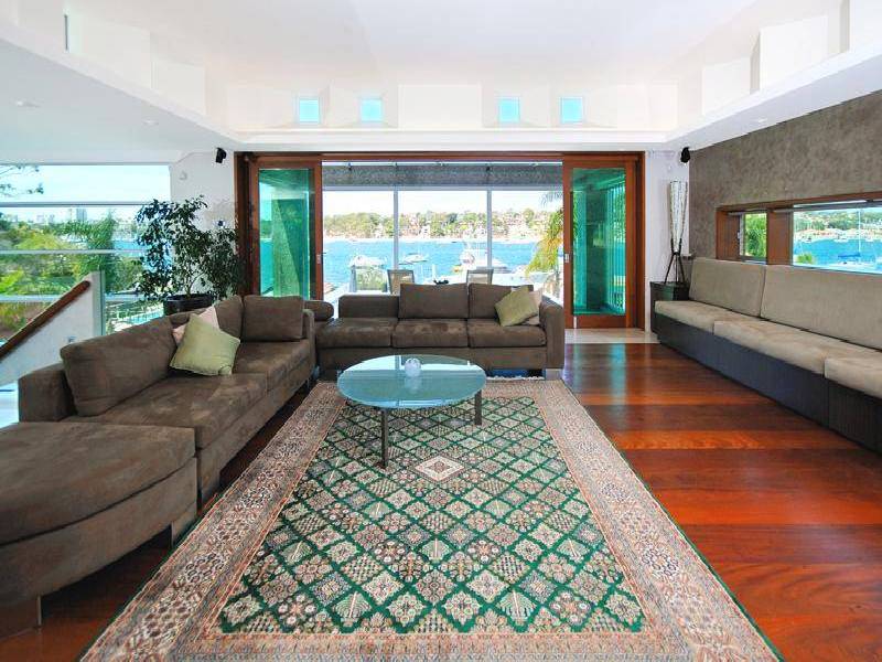 contemporary style living room