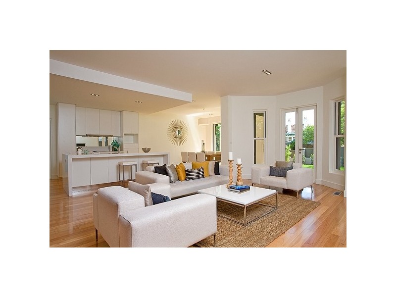 contemporary style living room