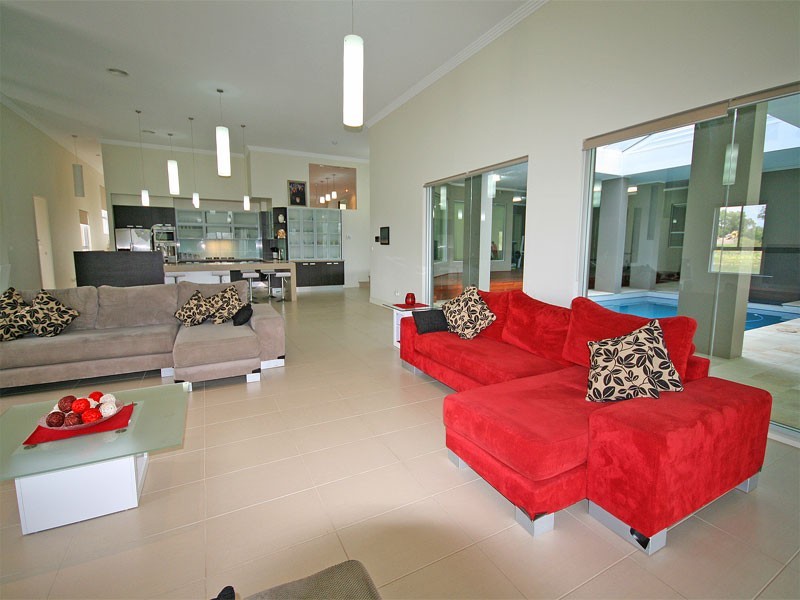 contemporary style living room