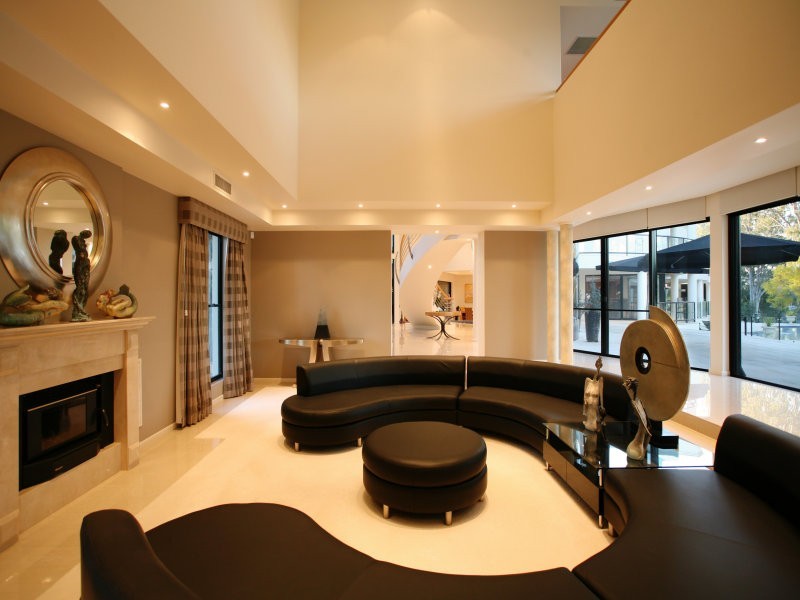contemporary style living room