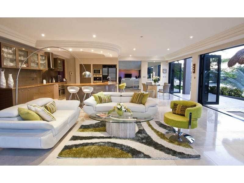 contemporary style living room