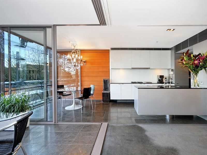 contemporary style dining room