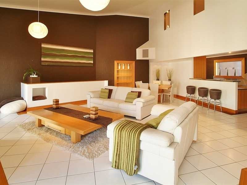 contemporary style living room