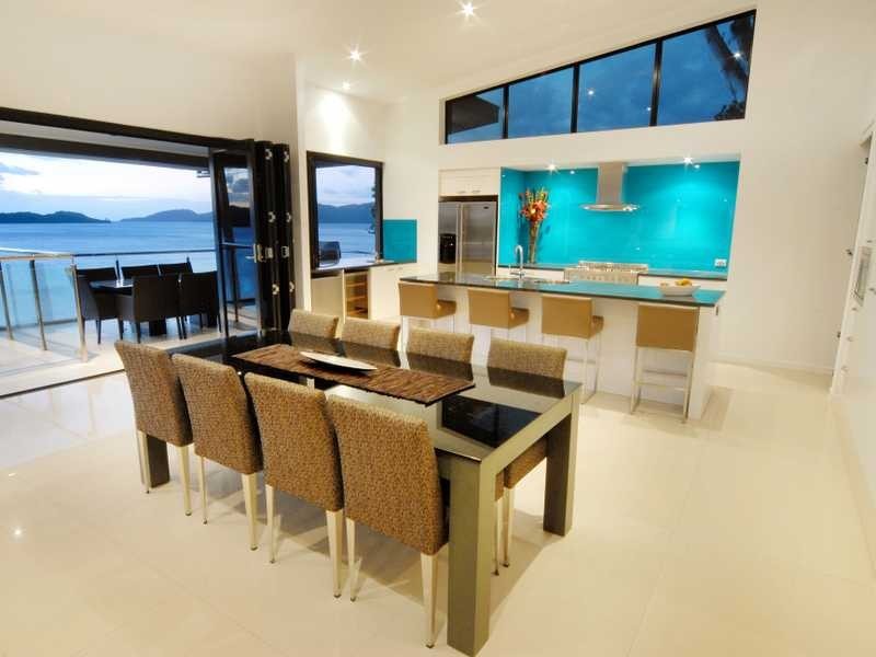 contemporary style dining room