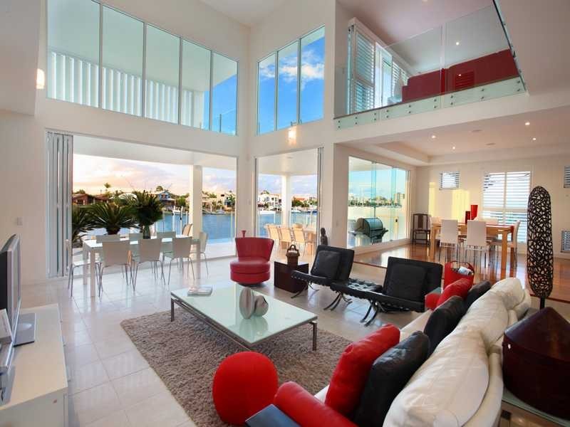 contemporary style living room