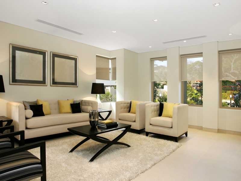 contemporary style living room