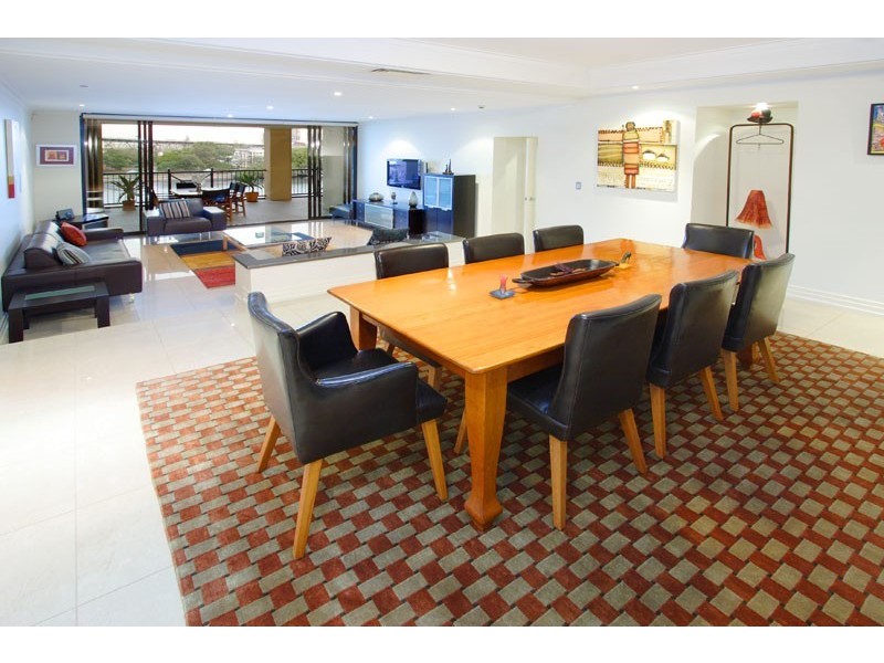 contemporary style dining room