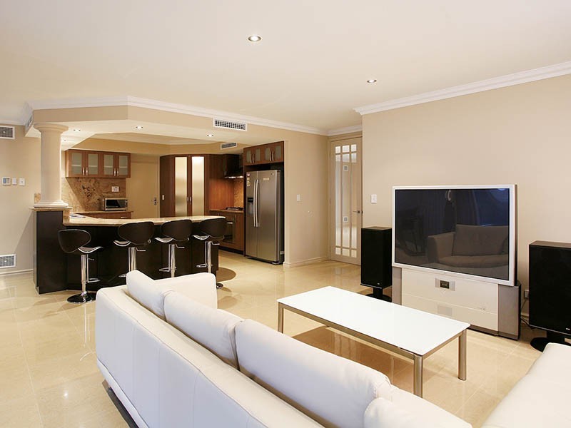 contemporary style living room