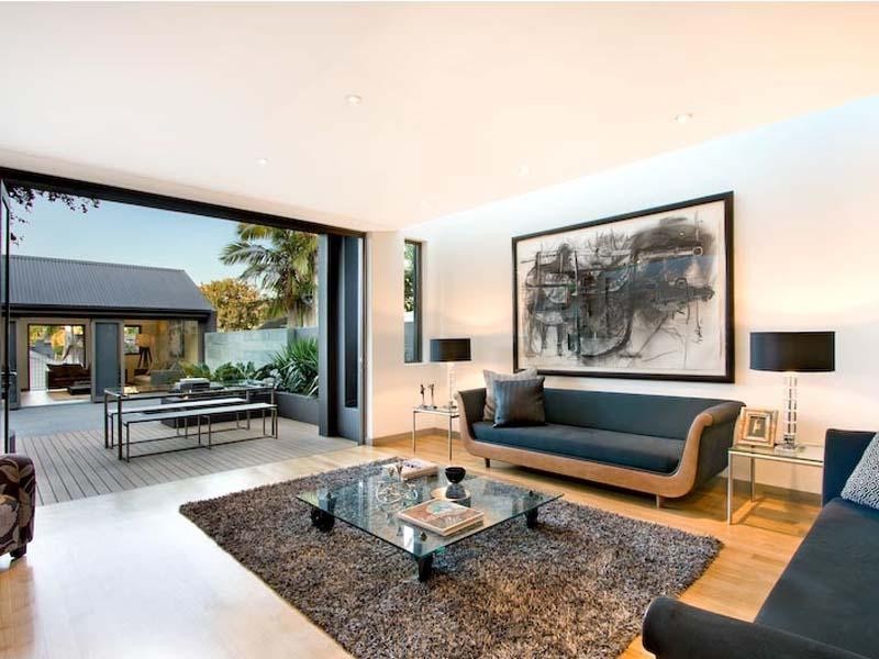 contemporary style living room