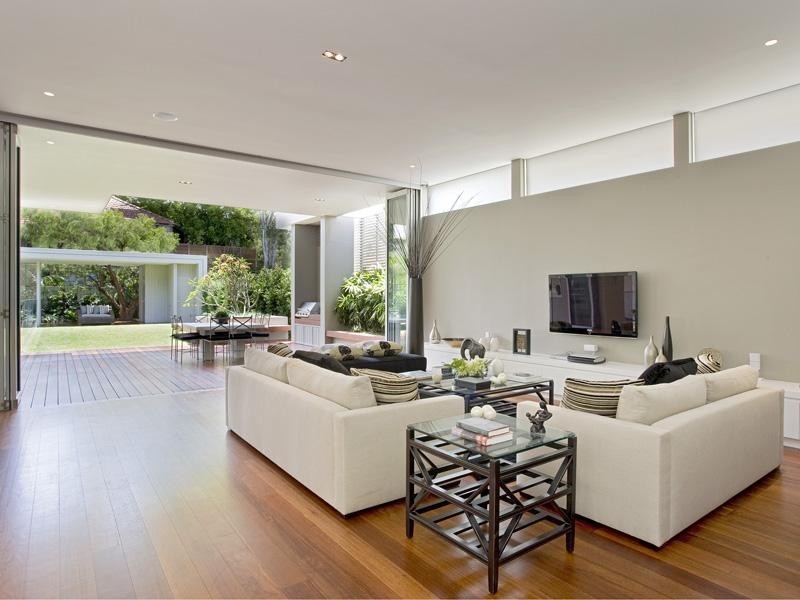 contemporary style living room