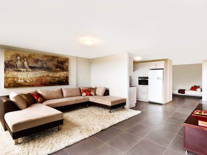 contemporary style living room