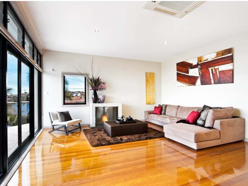 contemporary style living room