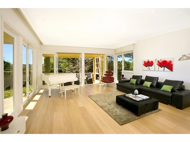 contemporary style living room