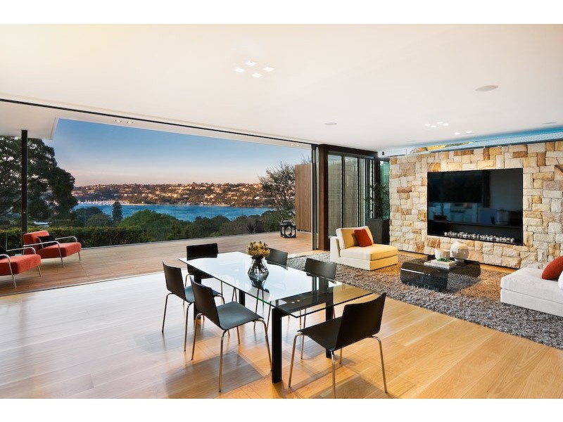 contemporary style dining room
