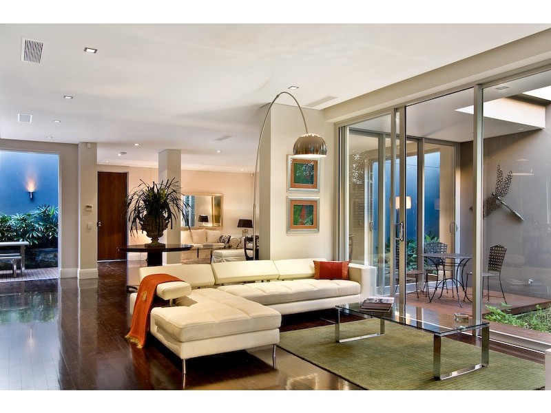 contemporary style living room