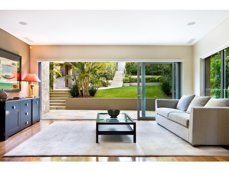 contemporary style living room