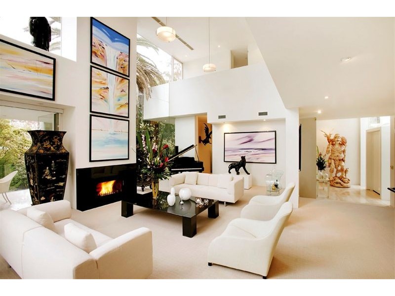 contemporary style living room