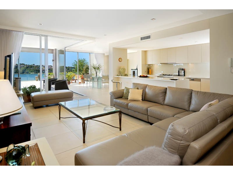 contemporary style living room