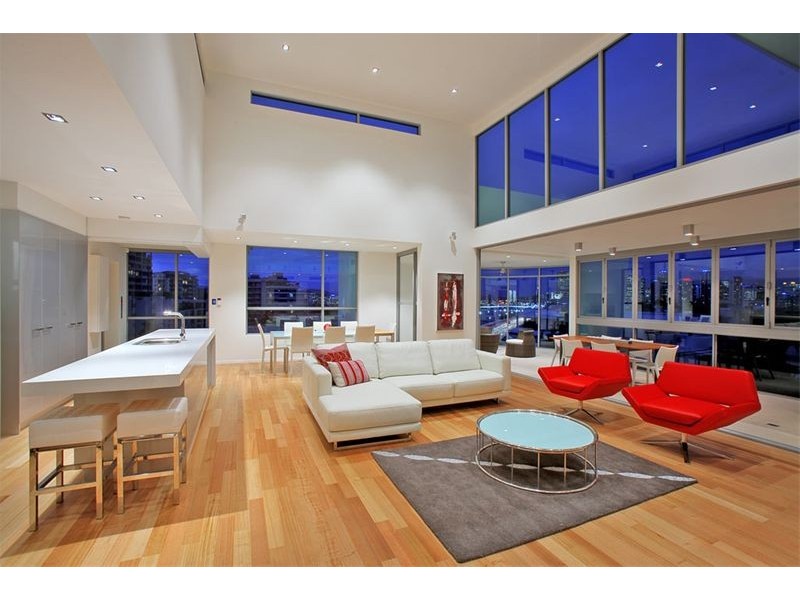 contemporary style living room