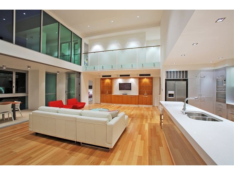 contemporary style living room