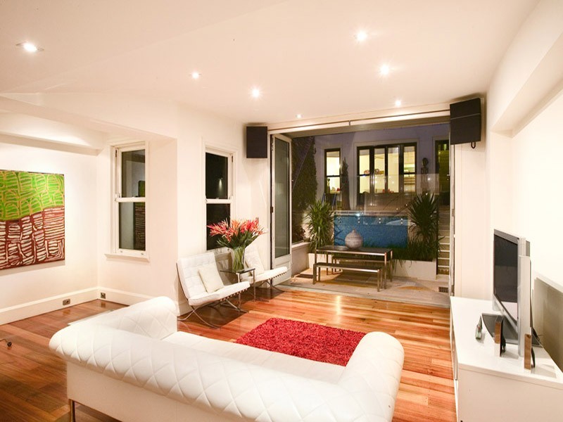 contemporary style living room