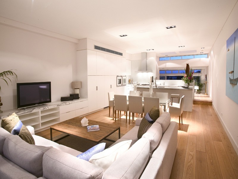 contemporary style living room