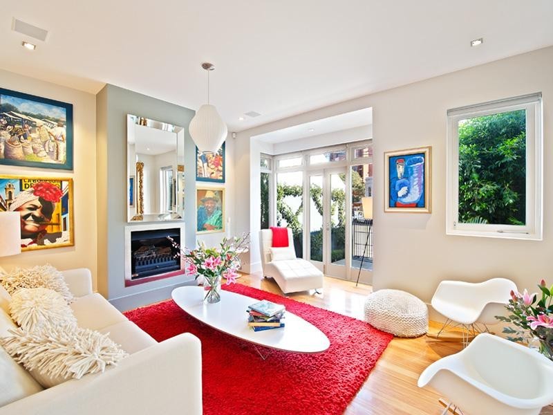 contemporary style living room