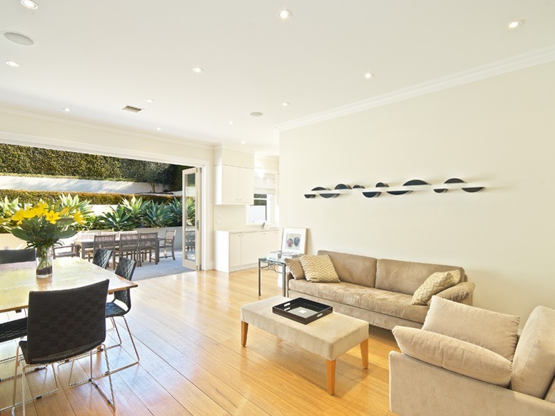 contemporary style living room