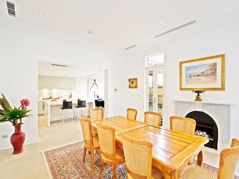 contemporary style dining room