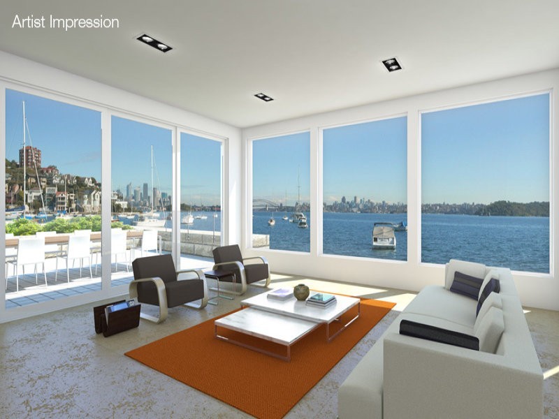 contemporary style living room