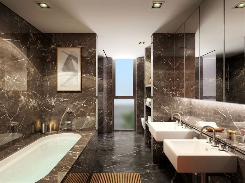 contemporary style bathroom
