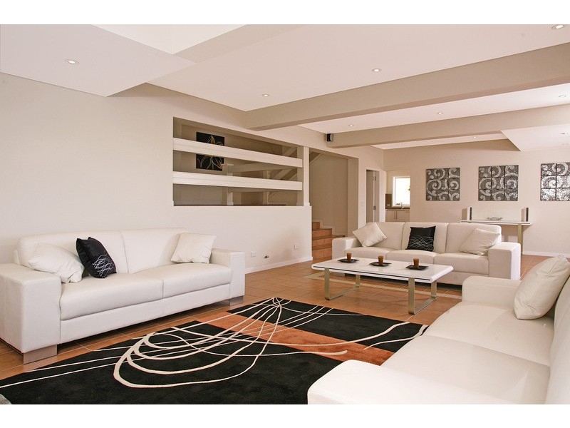 contemporary style living room