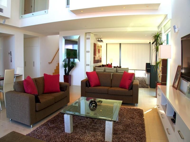 contemporary style living room