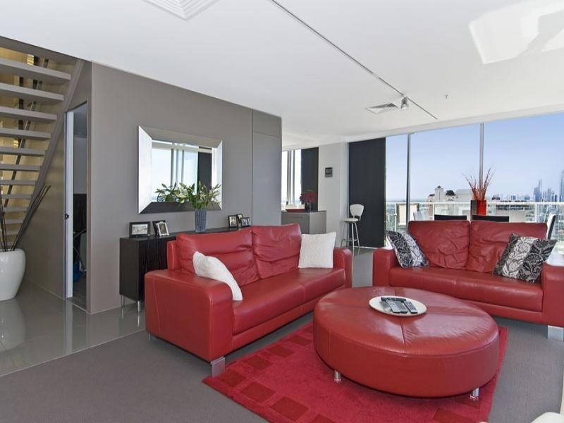 contemporary style living room