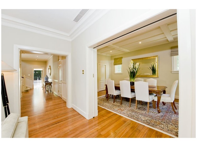 contemporary style dining room