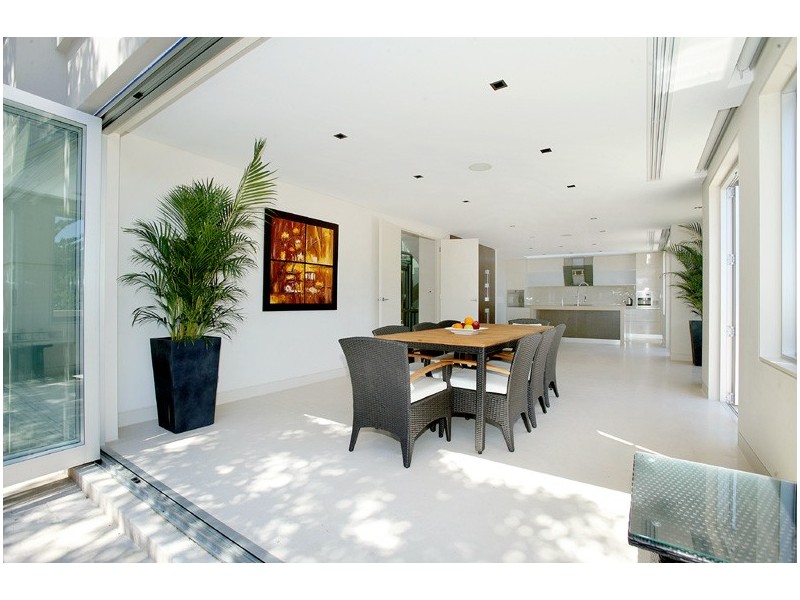 contemporary style dining room