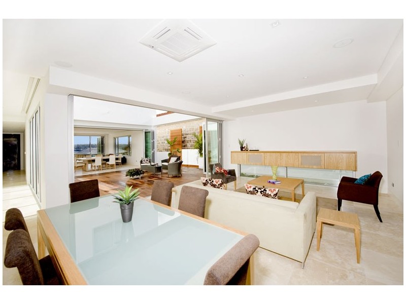 contemporary style dining room