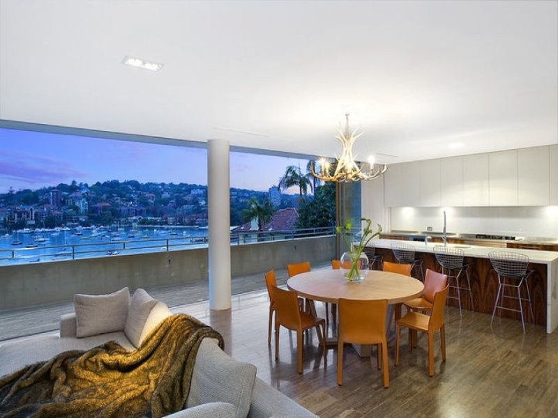 contemporary style dining room