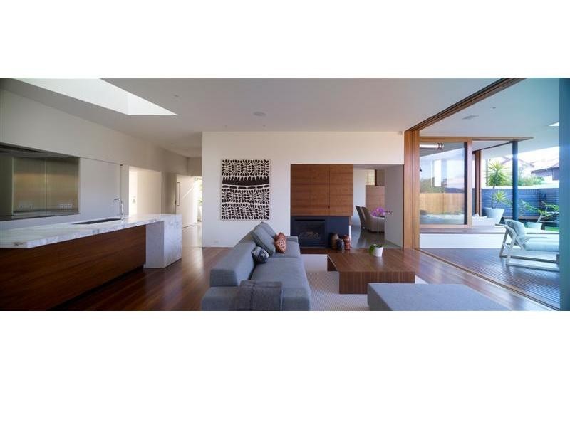 contemporary style living room