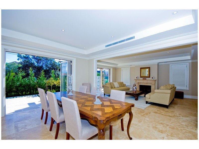 contemporary style dining room