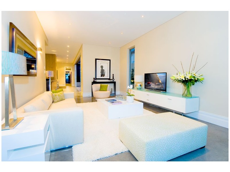 contemporary style living room