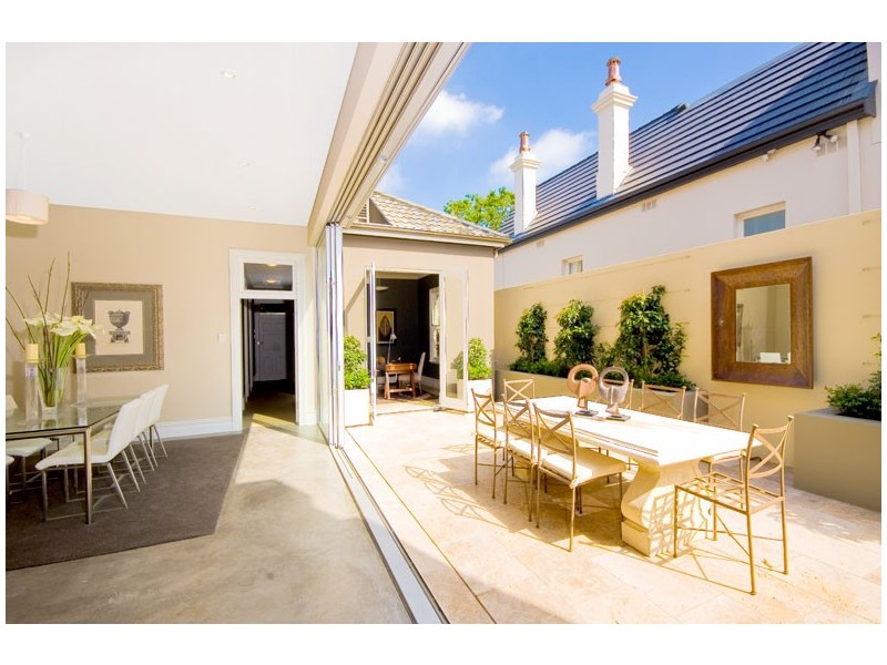 contemporary style dining room