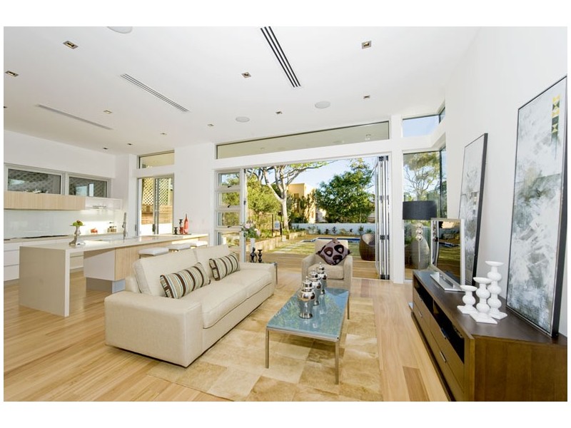 contemporary style living room