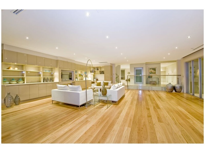 contemporary style living room