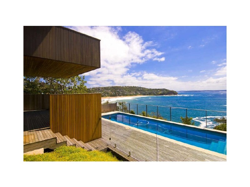 waterfront garden style landscape