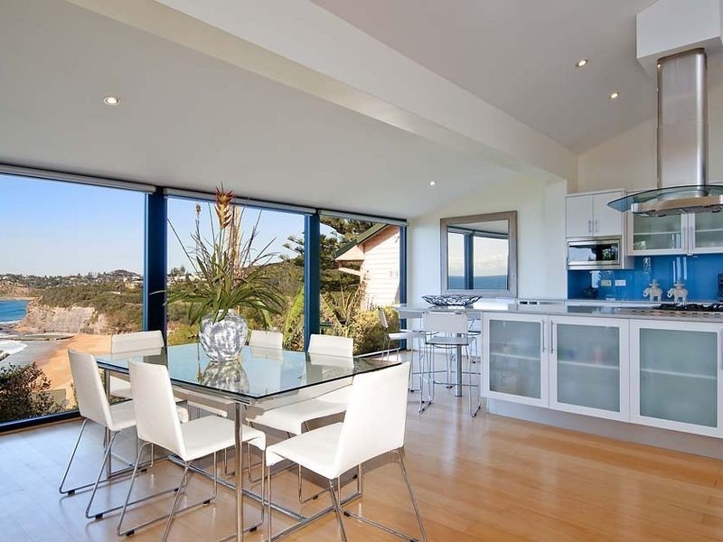 contemporary style dining room