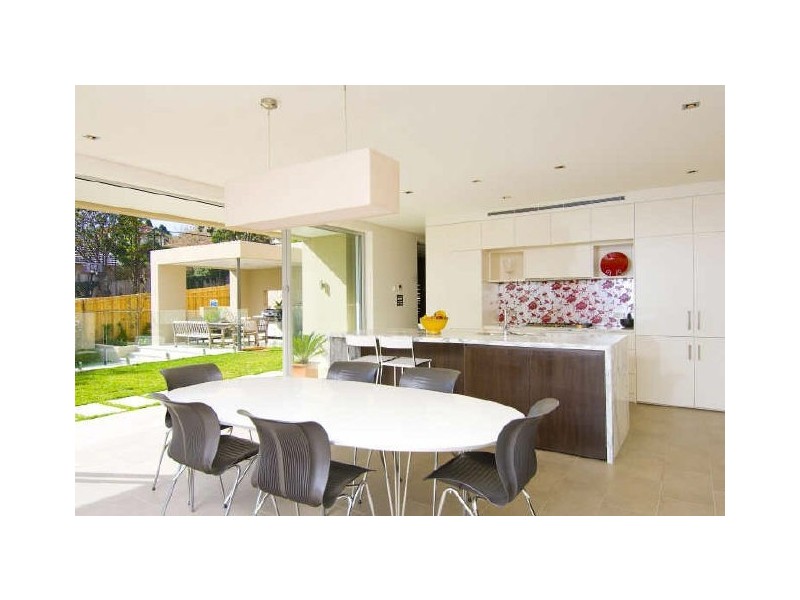 contemporary style dining room