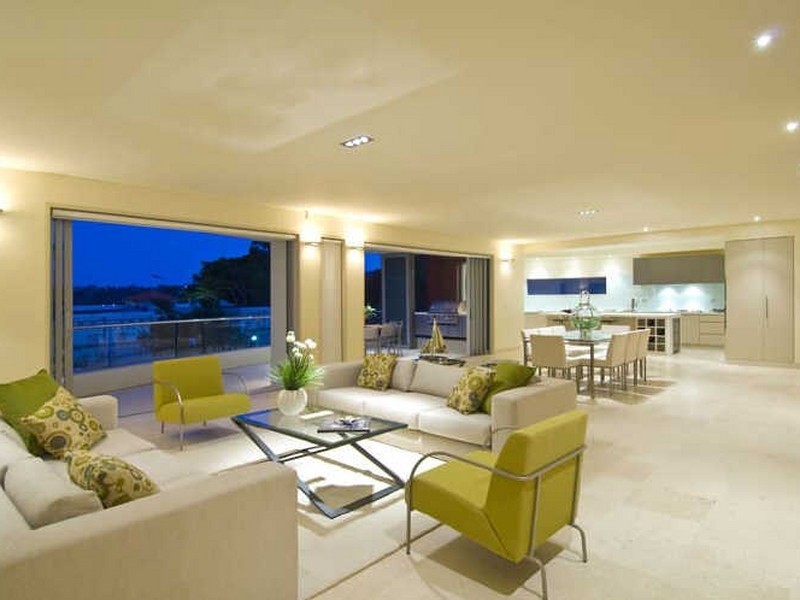 contemporary style living room